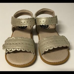 Livie & Luca size 11 gold sandals NWOT